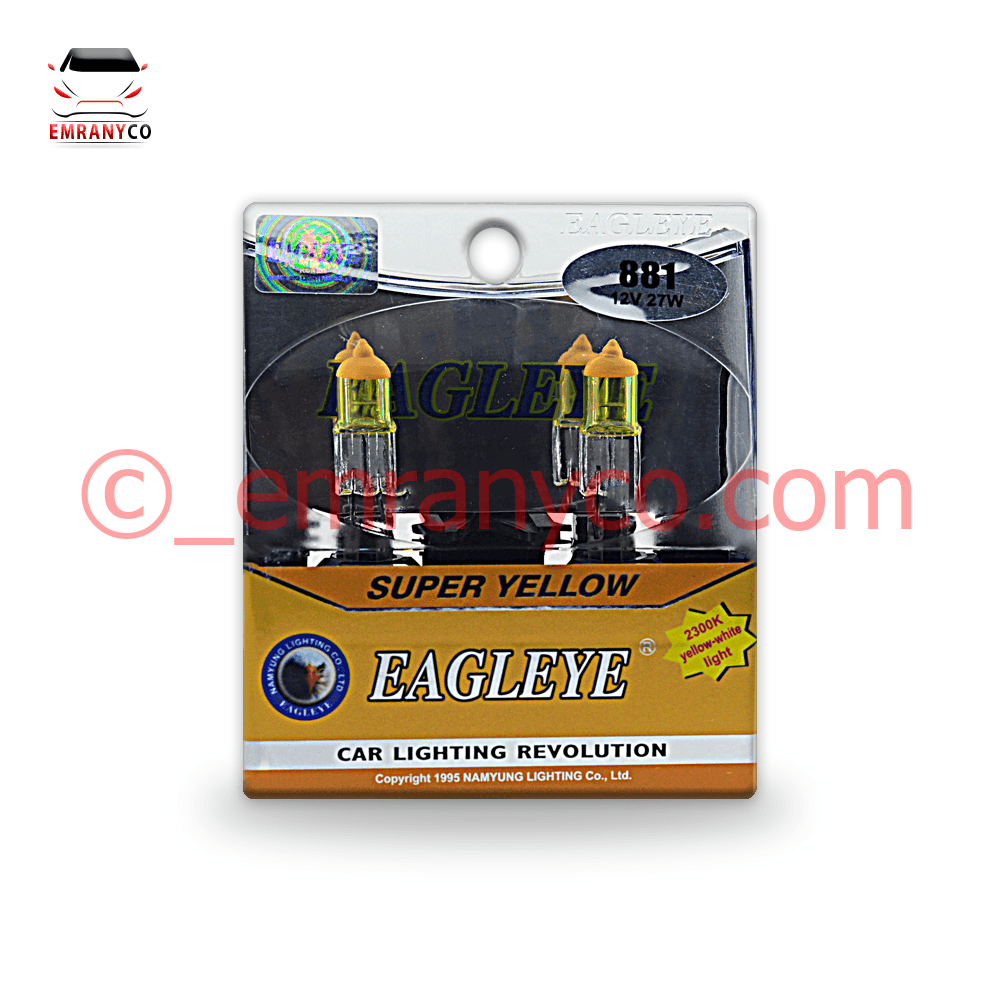 00101005 لامپ 12 ولت 881 زرد وکیوم - تصویر 1