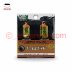 لامپ سه خار زرد 12 ولت وکیوم