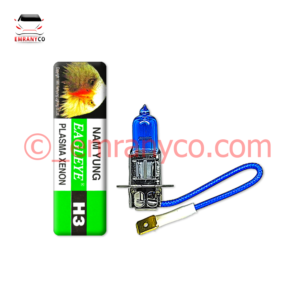 00101047 (1) لامپ سیم دار 12 ولت عقاب 100 وات آبی - تصویر 1