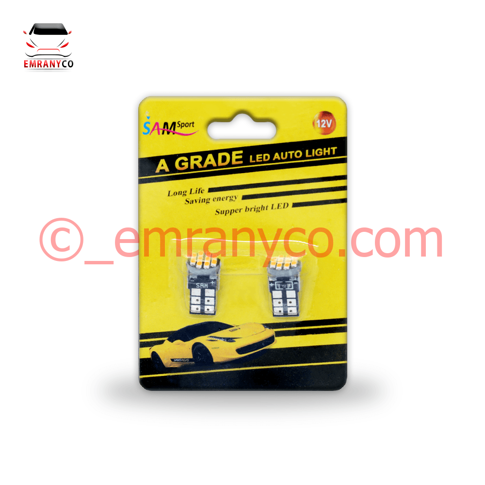 00201016 لامپ آریایی 10SMD نارنجی الترالایت - تصویر 1