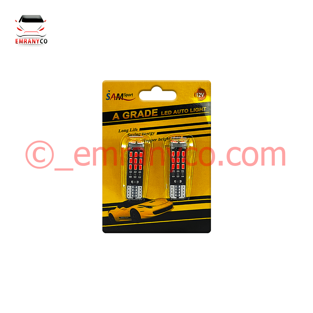 00201024 لامپ آریایی 24SMD قرمز - تصویر 1