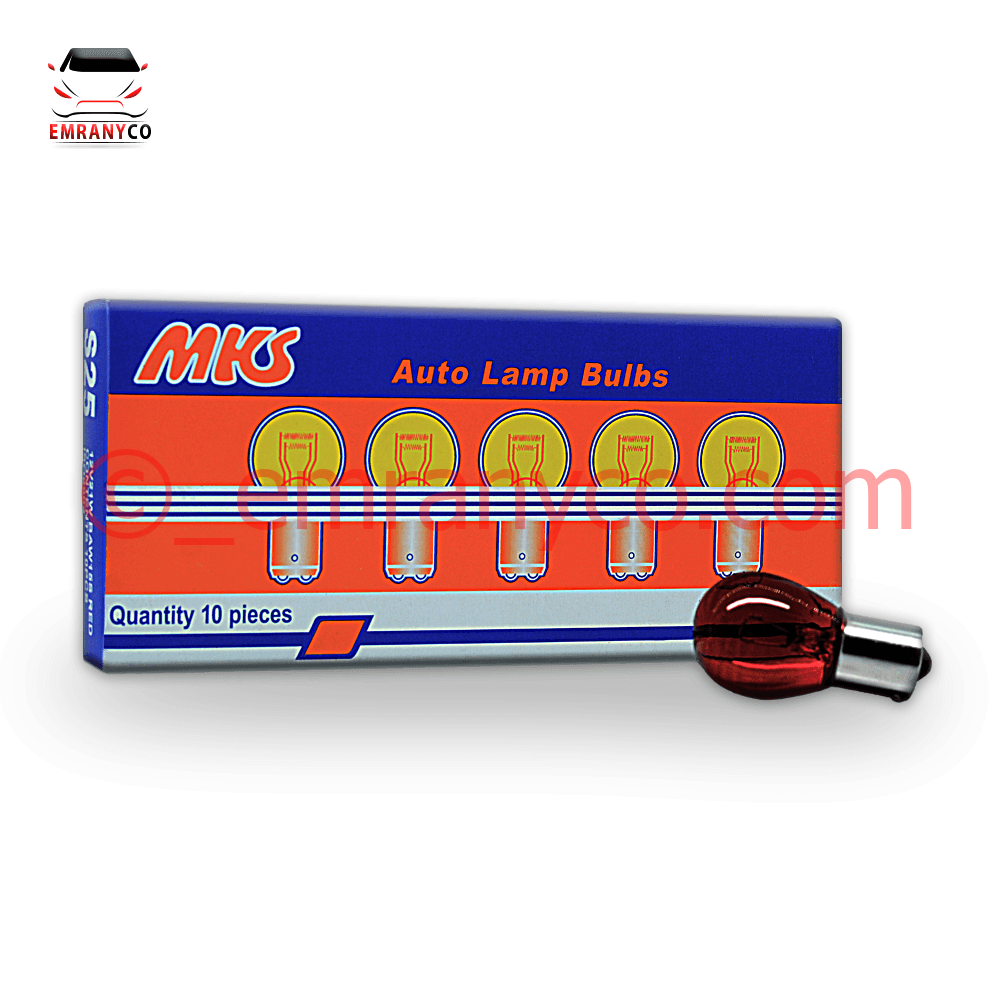 00201099 لامپ یک کنتاکت قرمز MKS - تصویر 1