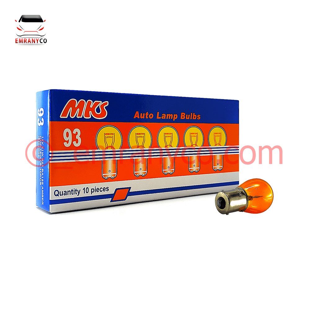 00201100 (2) لامپ یک کنتاکت نارنجی MKS - تصویر 1