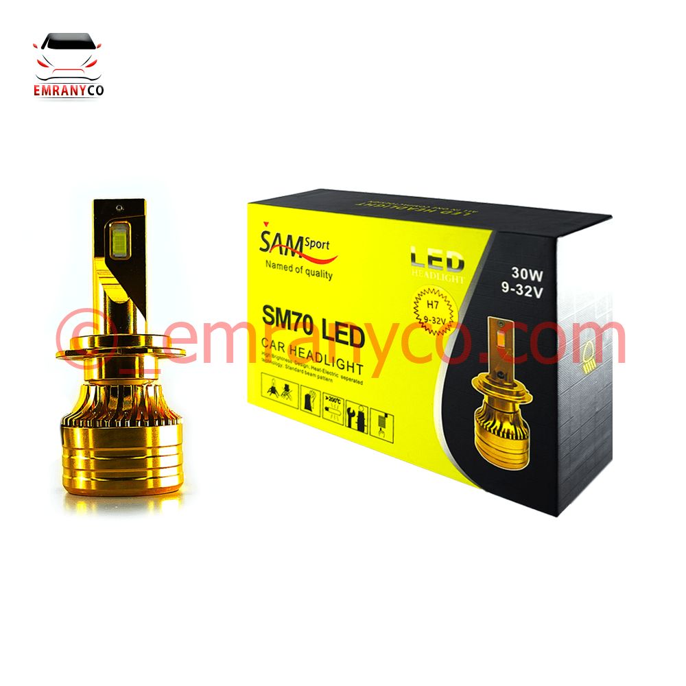 00201107 (1) هدلایت دورنگ SM70 پایه H7 ، H1 - تصویر 1