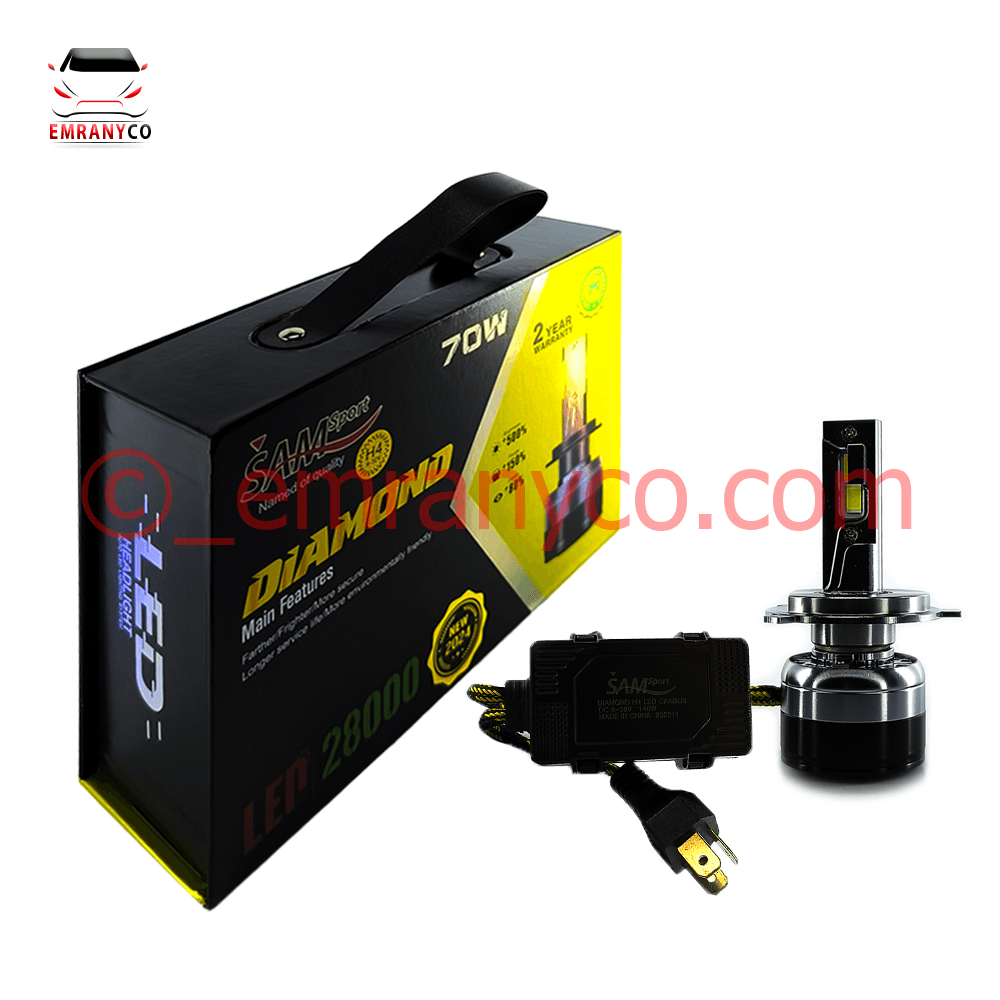 00201117 (2) هدلایت H4 سه خار دیاموند - تصویر 1