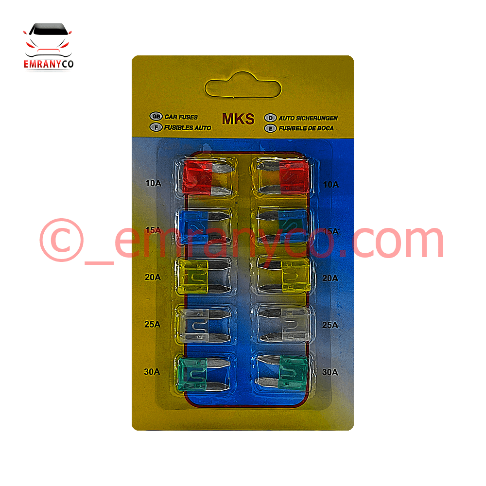 00201124 فیوز دو شاخ کارتی MKS - تصویر 1