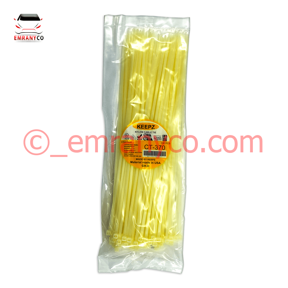 00301044 بست کمربندی پهن 37 سانتی سفید - تصویر 1