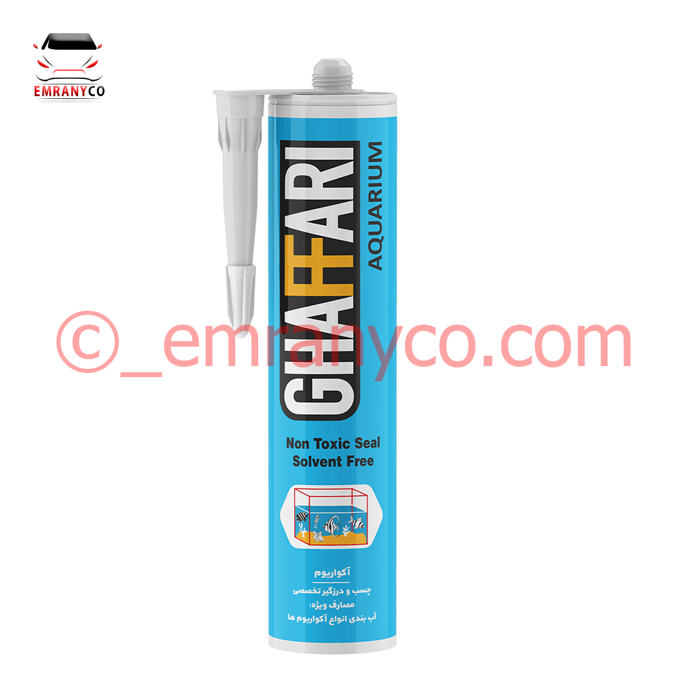 00801011 چسب آکواریوم سوپر سیلیکون غفاری - تصویر 1