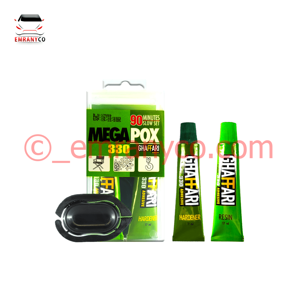 00801018 چسب دو قلو صنعتی غفاری - تصویر 1