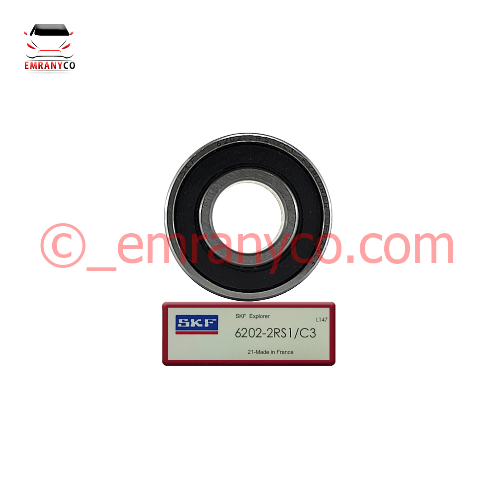 01101001 بلبرینگ 6202 ته میل لنگ پراید SKF - تصویر 1