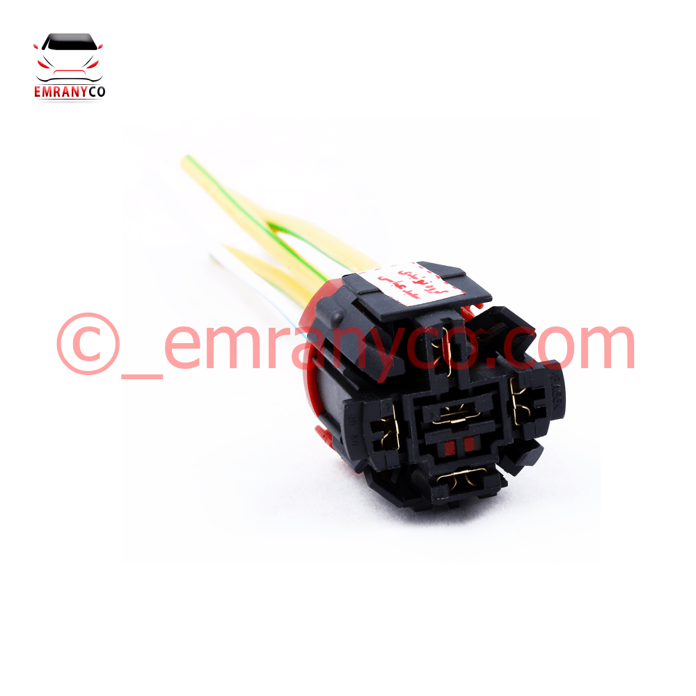 185 سوکت رله فن پژو 405 سیم4 - تصویر 1