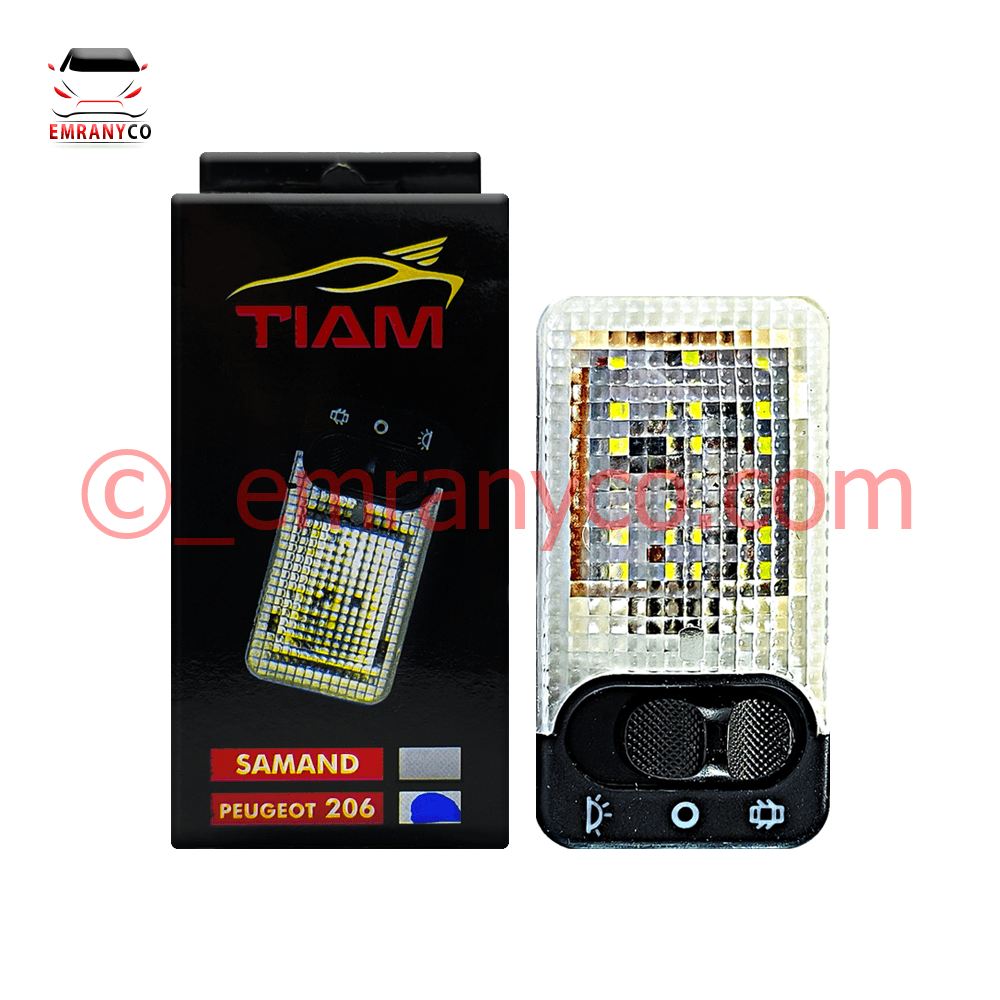 00201130 چراغ سقف پژو 206 SMD - تصویر 1