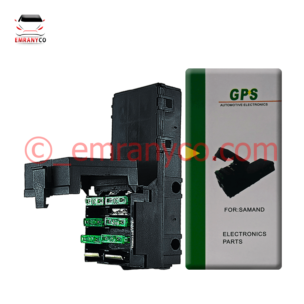 00501056 (1) جعبه فیوز کالسکه ای 6 خانه پژو 405 - تصویر 1