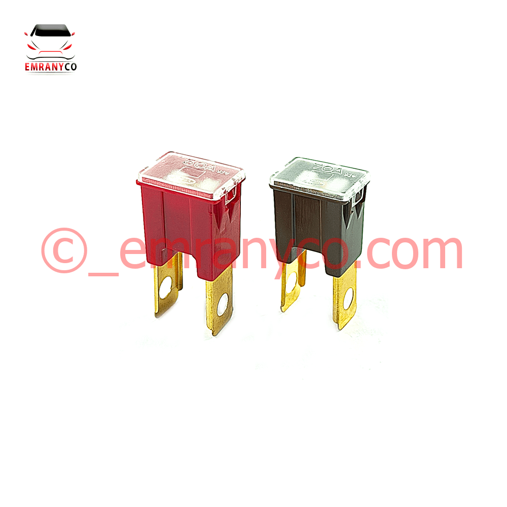 00501144 (3) فیوز دو شاخ سوراخدار نری - تصویر 1