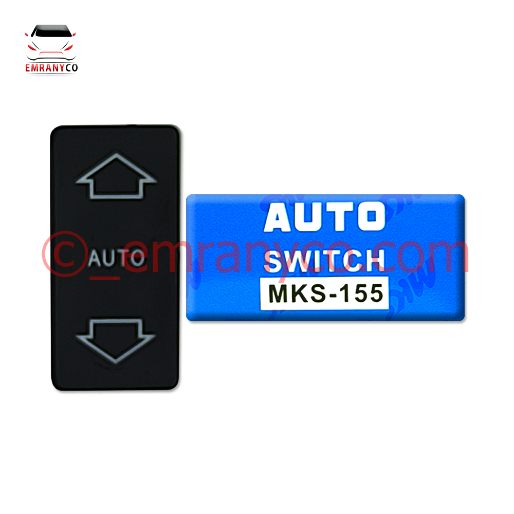 00501167 (1) کلید شیشه بالابر پژو 405 اتو MKS - تصویر 1