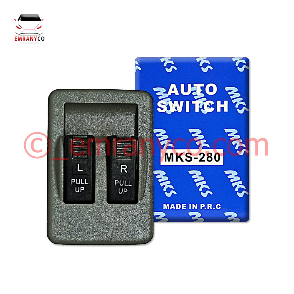 00501168 (1) کلید شیشه بالابر دوپل پراید MKS - تصویر 1