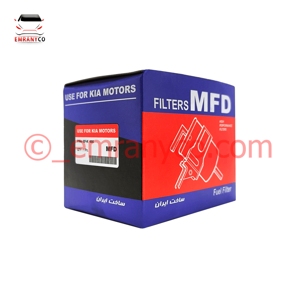 01001012 (2) صافی بنزین پراید سر کج پلیمری - تصویر 1