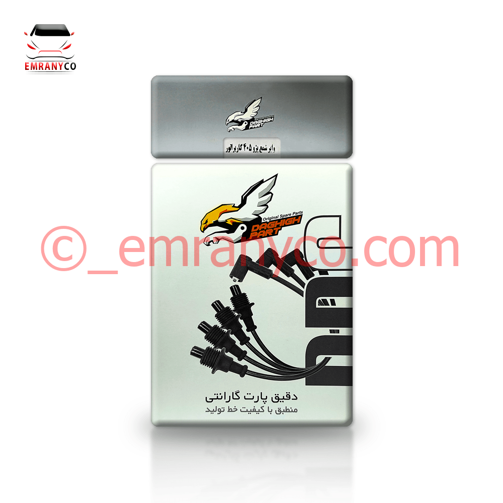 1601021 وایر شمع پژو 405 کابراتور 2000 DS - تصویر 1