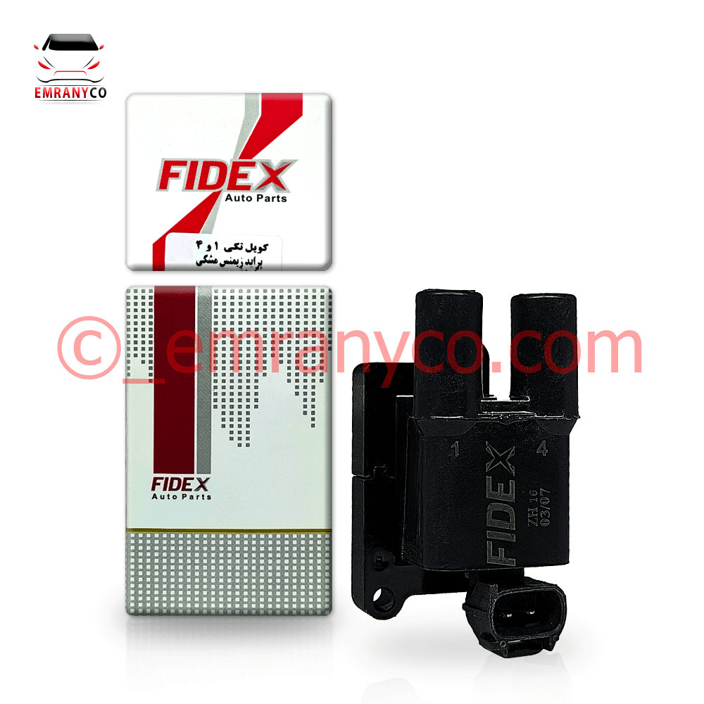 1601035 (2) کویل تکی زیمنس پراید مشکی F - تصویر 1